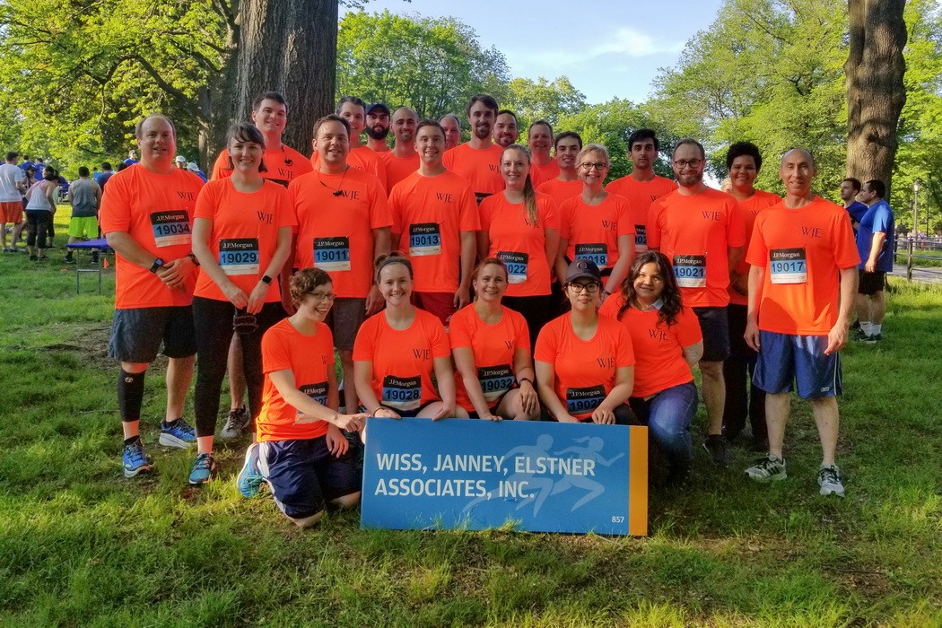 Teaming Up: WJE New Haven, New York, and Princeton staff join 15,000 other runners annually for the J.P. Morgan Corporate Challenge.